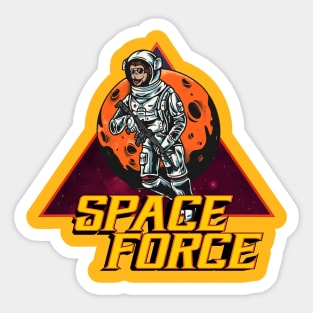 Space Force Monkey Sticker